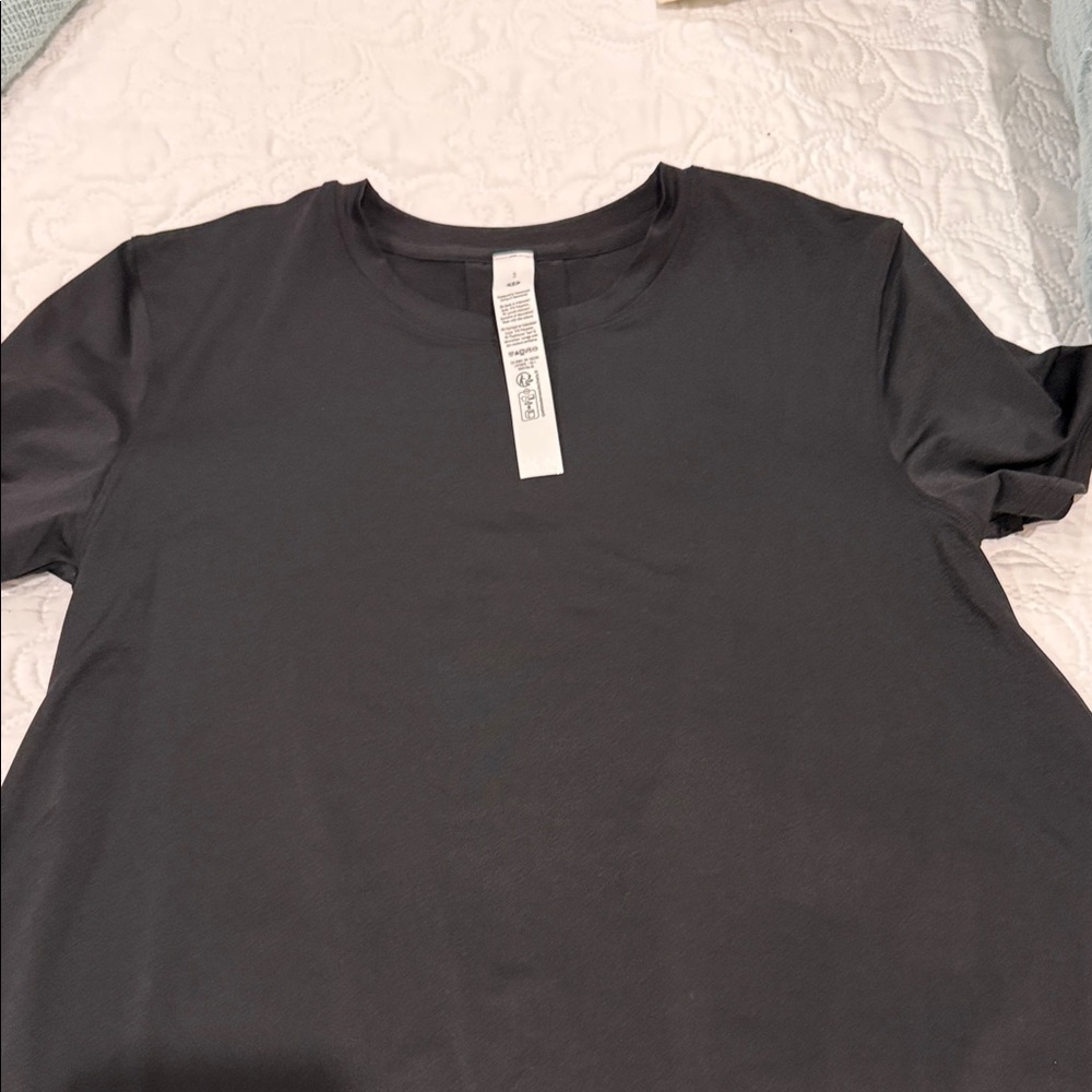 Lululemon Athletica Black Crew Neck Tee